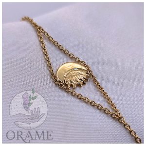 bracelet lune soleil bijou lune et soleil bracelet chaine or